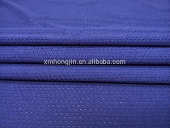 polyester spandex stretch sportswear mesh fabric