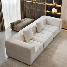 China Modern Tufted Compressible Sectional Sofa Factory