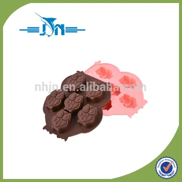 Silicone Bakeware Mold Owl Sharp Pudding Mold Ice Cube Candy Chocolate Mold