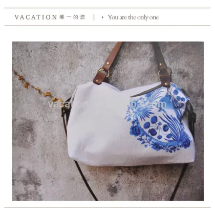 leather flower handbag importers