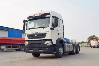 SINOTRUK HOWO 371HP used tractor Head New tires