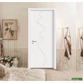 White Main Entrance Wooden Door