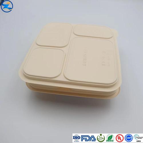 Opaque Original Color Thermoforming PLA Food Container