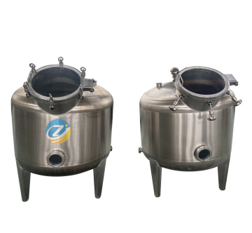 ZJ New Craft Stainless Steel Boiling Mixing Tank - เกรดอาหารพร้อมตัวเลือก agitator