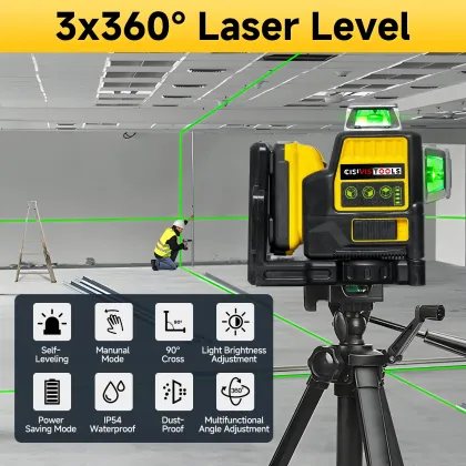 High Quality 360 Degree Vertical Line Laser Levels for Industrial Building