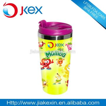 leak proof stainless steel tumbler with hea transfer printing