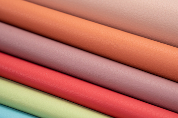 HIgh Light Solid Color PU Artificial Sofa Leather