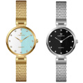 Ladies Minimalism Mesh Watchband Quartz Wrist Watch