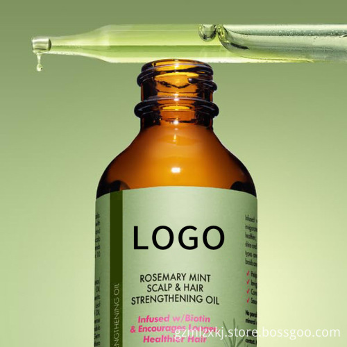 Customizable OEM & Private Label Rosemary Hair Care Essential Oil (60ML) with Cross-Border Castor Oil Option