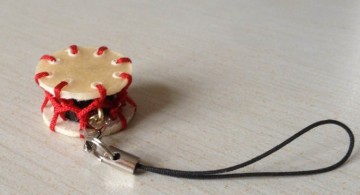 Shime Taiko Miniature Orament--Phone Accessory