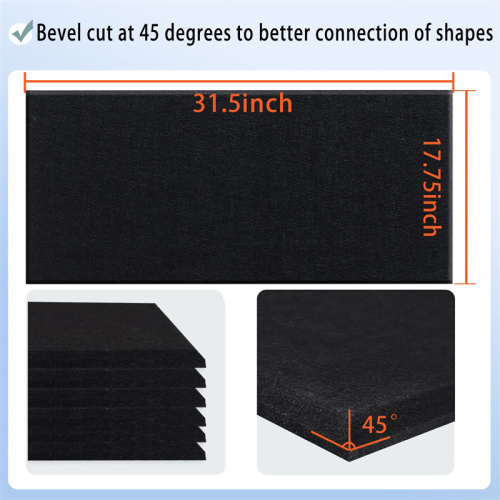 PET Acoustic Panel Soundproof acoustic board polyester acoustic wall panel Factory