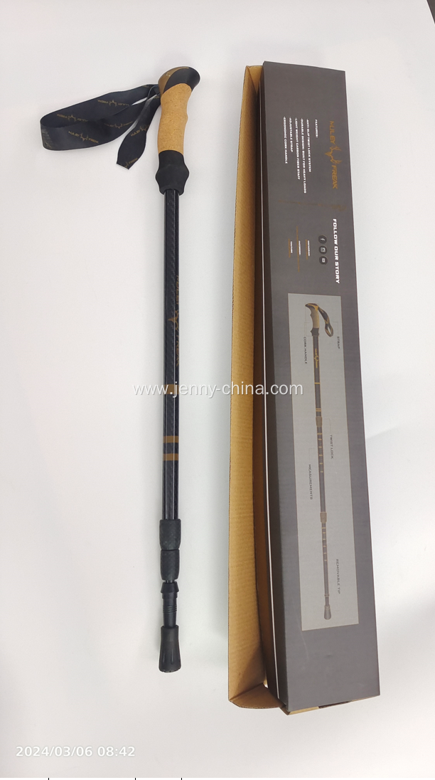 3-Section Carbon Fiber Trekking Poles