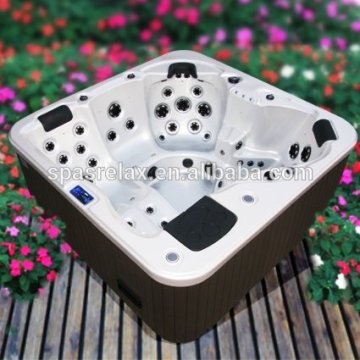 Hot Sale 4 Adults Spa Outdoor for Garden with Recreation Equipment