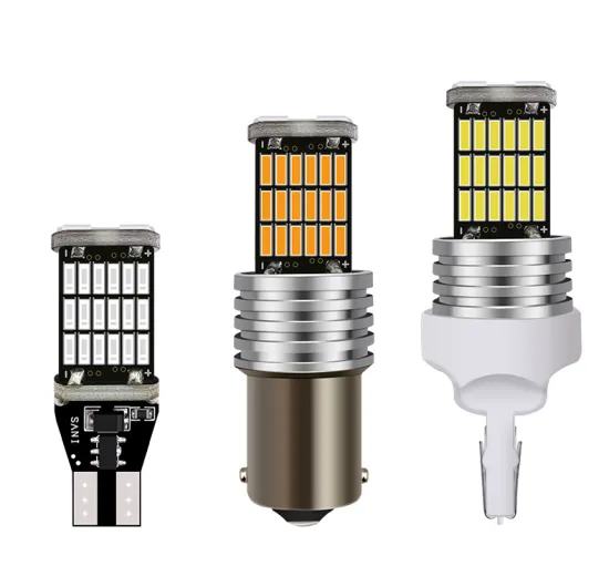 Yosovlamp 4014 45LED 1156/BA15S 1157/BAY15D 3156 3157 7440 7443 3014 45SMD LED Turn Signal Car LED Turn Signals Light" 

However, if we need to shorten it while keeping the essential keywords, a suitable title could be:

"Yosovlamp 45LED Car LED Turn Sign