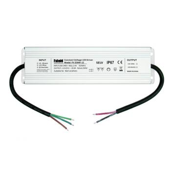 Suministro de energía de conmutación de 250W 12V IP67 Controlador LED de voltaje constante