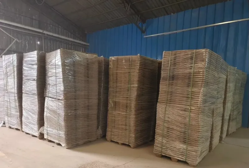 1100X1100mm MDI Glue Compressed Wood Pallet Molded Presswood Pallets for Packaging