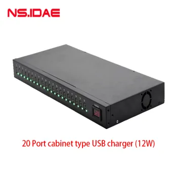 Charger with smart display with LED lights