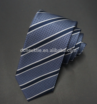custom striped silk tie