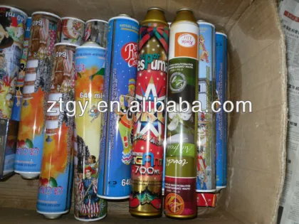 special shape aerosol can tin can