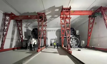 Tunnel environmental protection axial flow fan