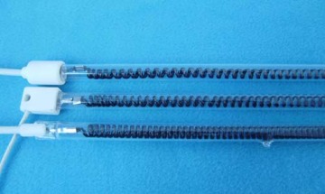 Carbon fiber quartz heater tube