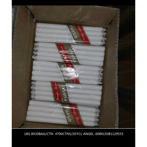 yellow color white candle bougies haiti order