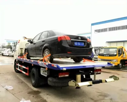 Dongfeng 4 Tons Flatbed Tow Truck Wrecker