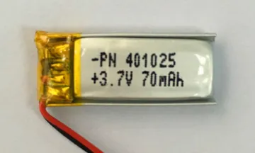 70mAh Lithium Polymer Battery for Bluetooth Watch (LP1X2T4)