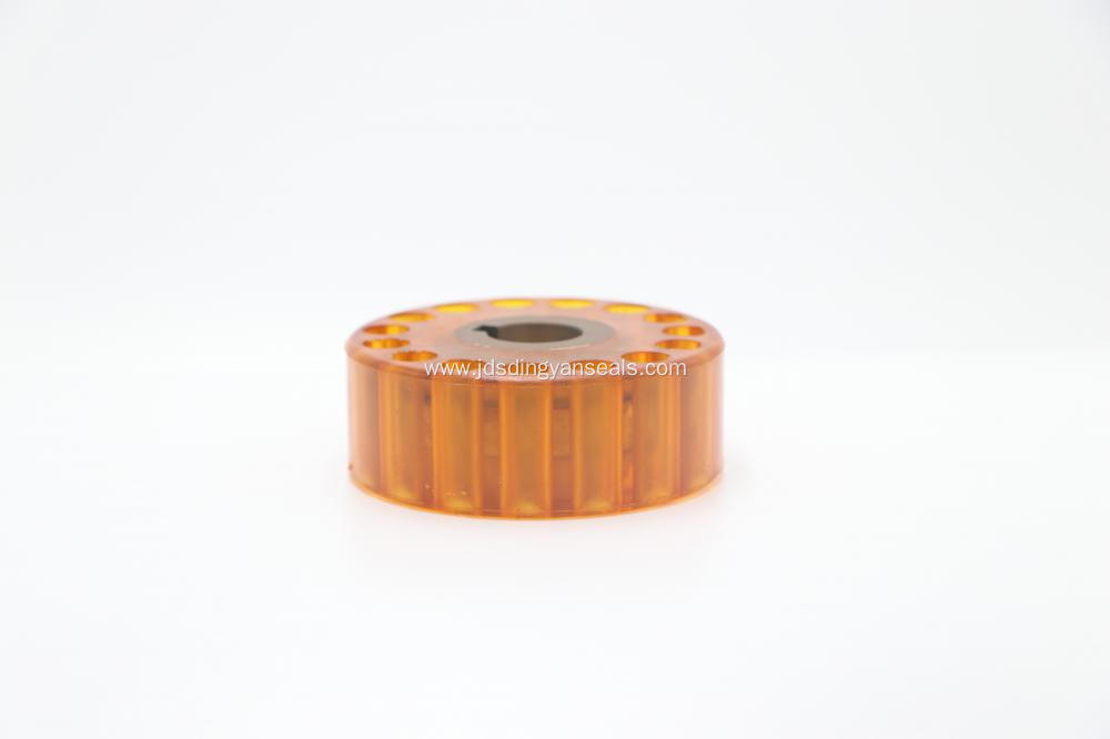 Silicone anti-collision embedded iron rubber ring