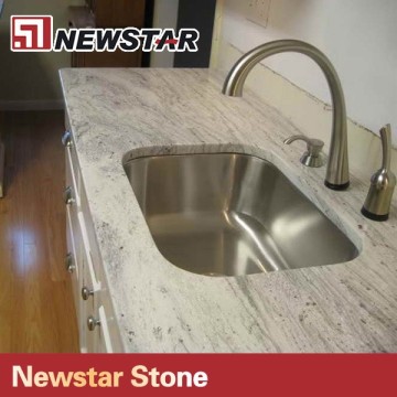 Newstar popular white color kitchen with granite countertops