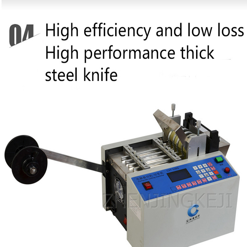 Fully Automatic High Speed Heat Shrinkable Tube Pipe Cutting Machine Computer Cutting Machine Plastic Hose Pipe Cutting Machine