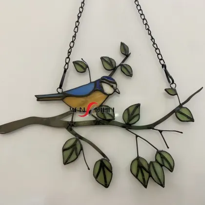 Wholesale Tiffany Style Stained Glass Christmas Decoration Pendants: Custom Handmade Crafts