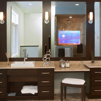 Luxury Waterproof LCD LED Magic Mirror TV