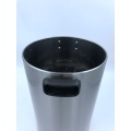 Stainless Steel Trash Can with Swing Lid