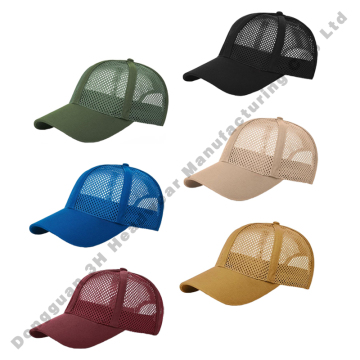Custom Logo Adjustable Mesh Trucker Baseball Caps for Men