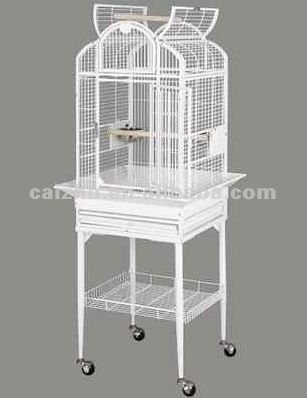 Open Top Play Stand Parrot Bird Cage, Parrot Cage, Standing Bird Cage