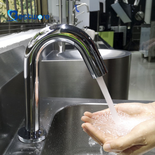 Sensor Operated Touchless Kitchen Faucet