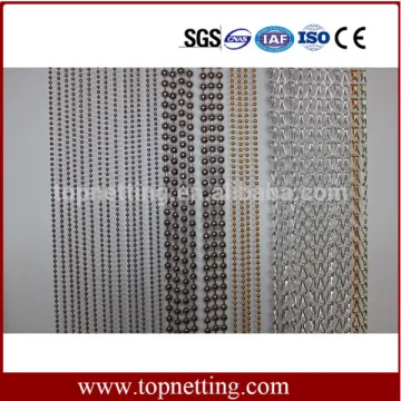 Fashion Metal Stainless Steel Ball Chain Curtain