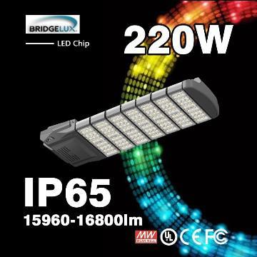 220W COB LED street light,with Meanwell driver,IP65