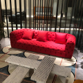 Woonkamer meubels 3 -zits ontwerpknop sofa