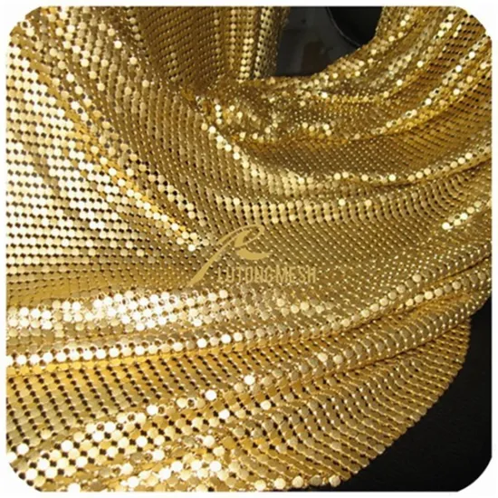 Metal mesh fabric for clothing/Sequin cloth/Aluminum fabric