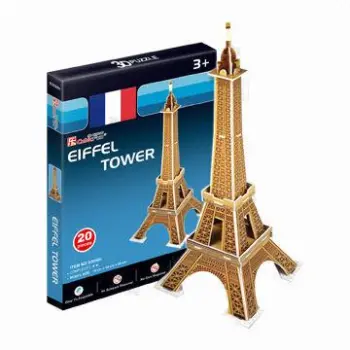Mini 3D Eiffel Tower Puzzle, Manufactured by ICTI Audited Factory