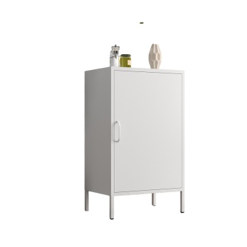 Affordable Single Iron Door Metal Steel Bedside Cabinets: Small Size Cupboards