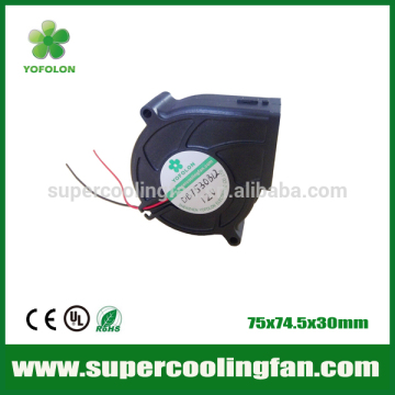 75x75x30mm 12V 24V DC Blower Axial fan 7530 blower cooler