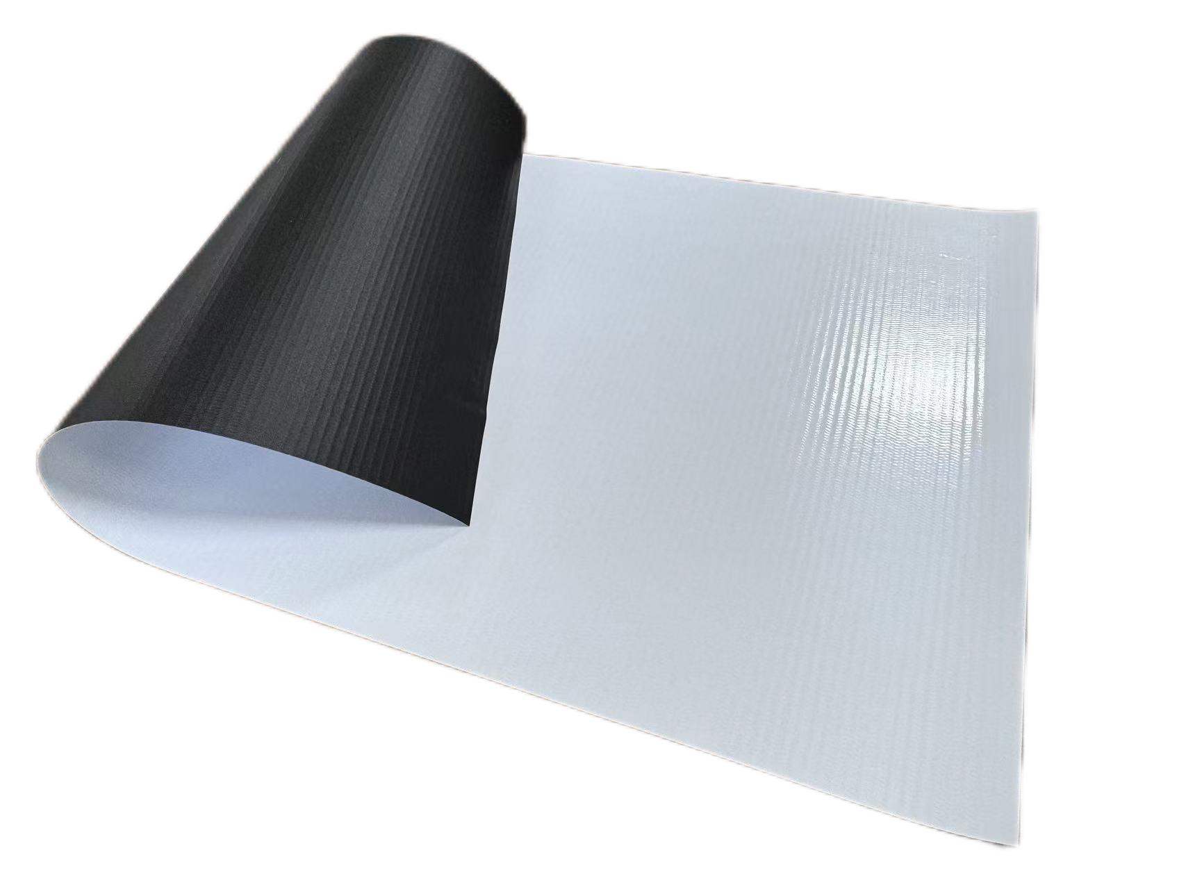 340GSM Black Back Pvc Flex Blanckout
