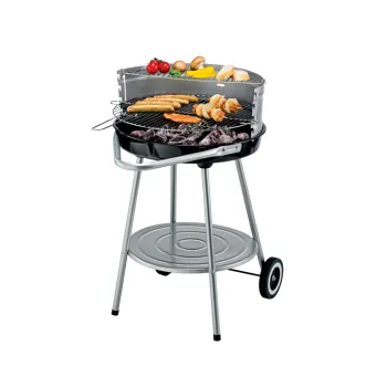 Factory Outlet Affordable BBQ Grill with Storage Rack Home 18 inch round Simple BBQ grill