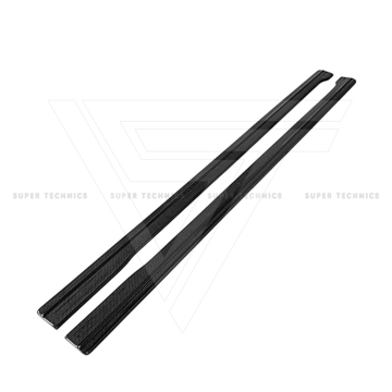 Maxton Style Carbon Fiber Side Skirts Compatible with Audi RS6 C7