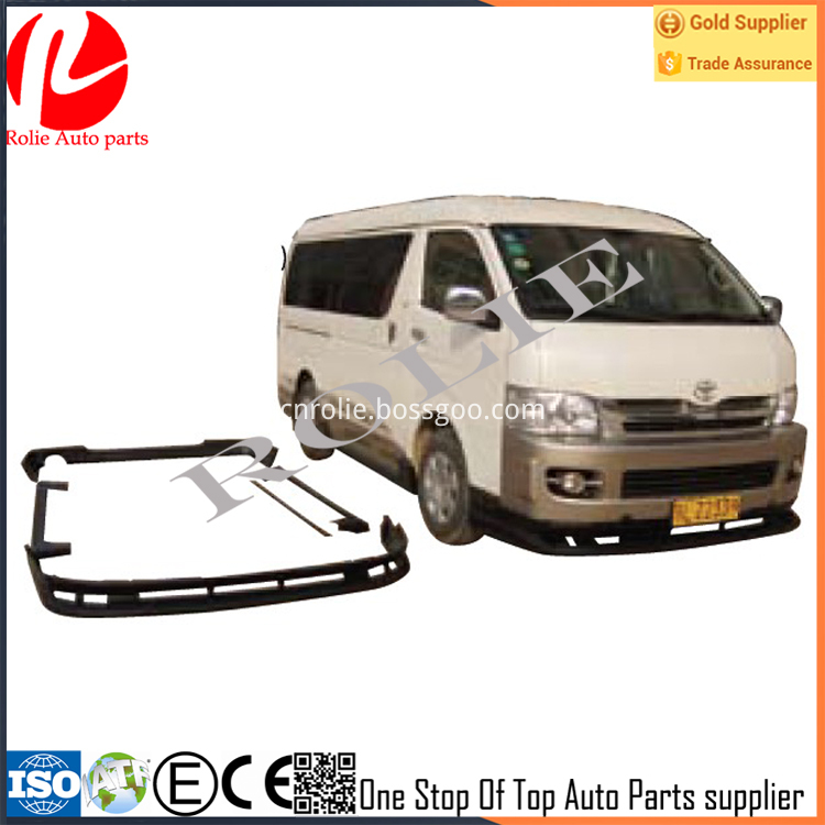 Toyota hiace 2005-2009 wide body 1880 front bumper lip body kits 10 seats