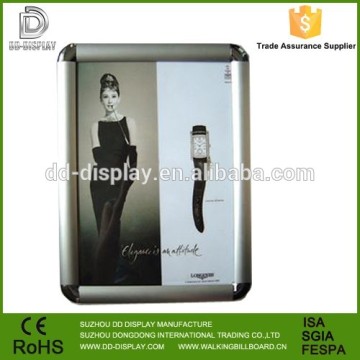 Aluminum silver snap frame display board