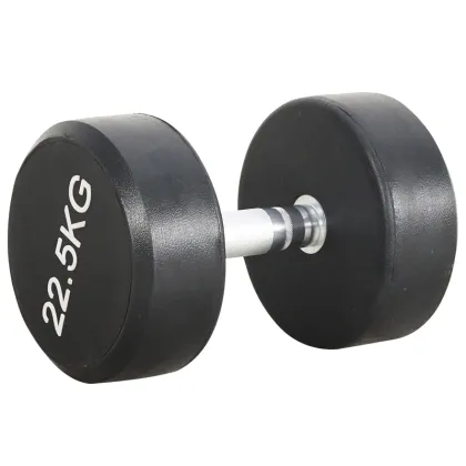2.5kg 5kg 10kg Weights Round Rubber Dumbbells